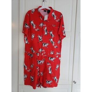 MAD ENGINE Cat Americana Romper - 4th of July - Mens size XL - NEW